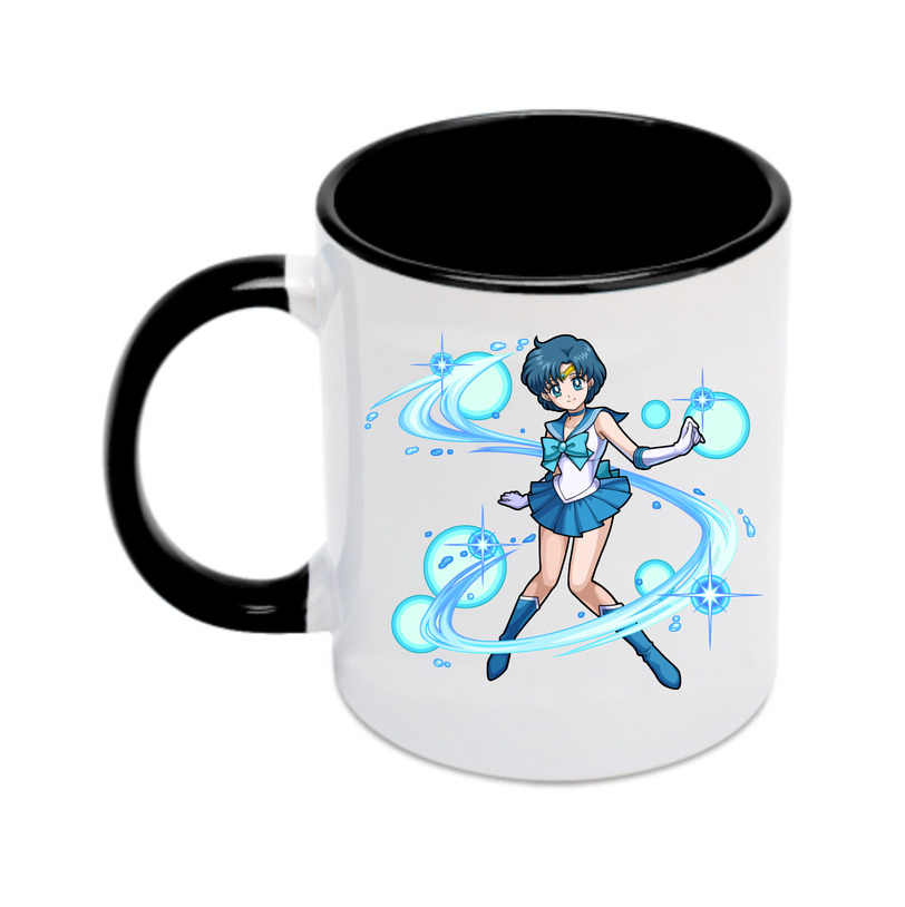 （画像用） 美少女戦士セーラームーン 水野 亜美 みずの あみ Sailor Moon Mizuno Ami カラーマグカップ