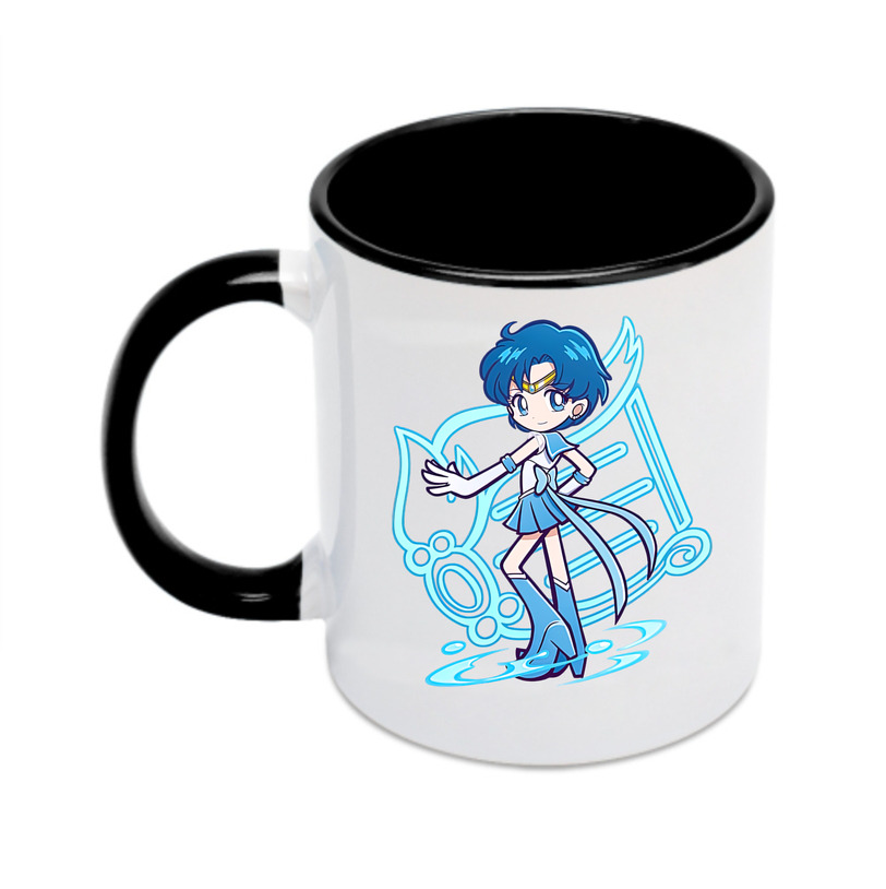（画像用） 美少女戦士セーラームーン 水野 亜美 みずの あみ Sailor Moon Mizuno Ami カラーマグカップ