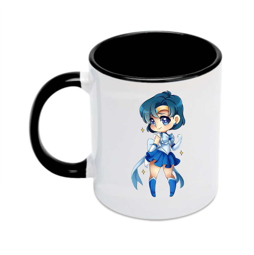 （画像用） 美少女戦士セーラームーン 水野 亜美 みずの あみ Sailor Moon Mizuno Ami カラーマグカップ