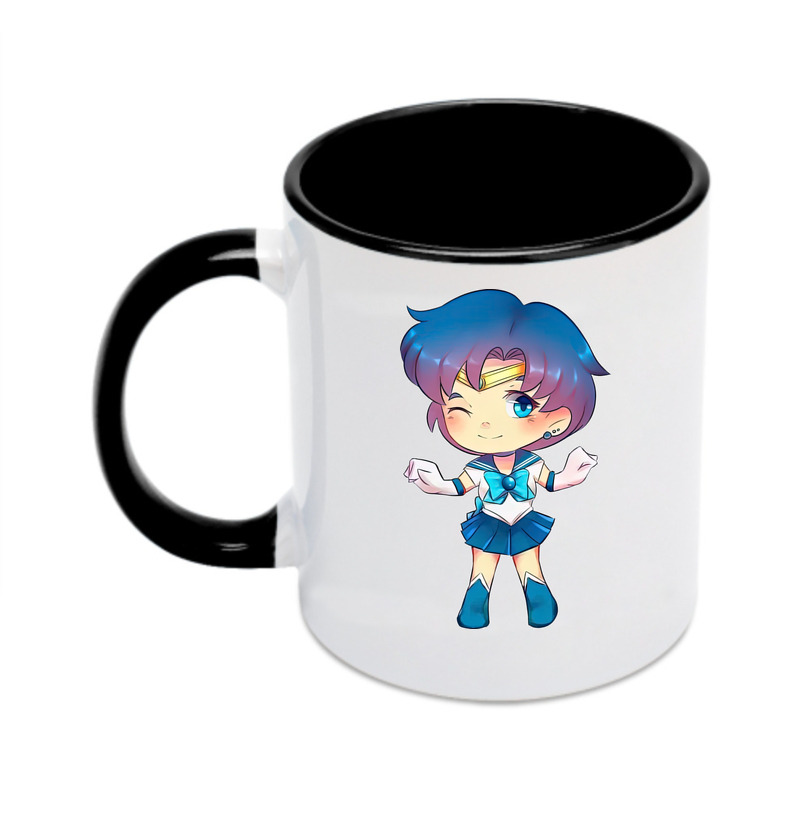 （画像用） 美少女戦士セーラームーン 水野 亜美 みずの あみ Sailor Moon Mizuno Ami カラーマグカップ