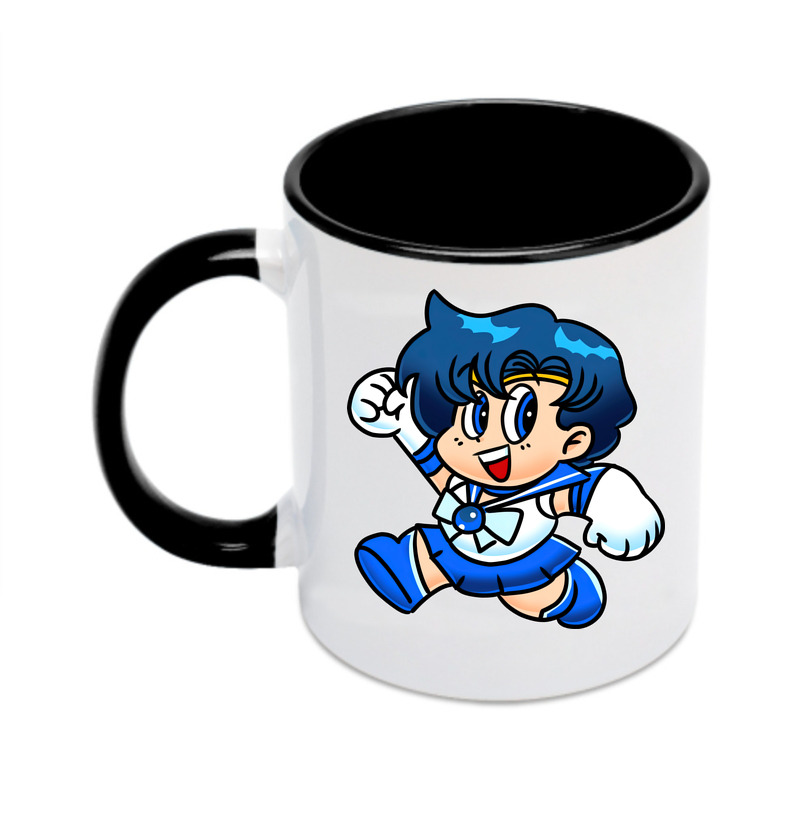（画像用） 美少女戦士セーラームーン 水野 亜美 みずの あみ Sailor Moon Mizuno Ami カラーマグカップ