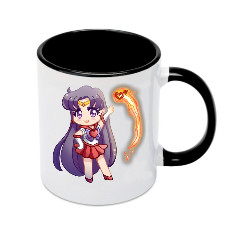 （画像用） 美少女戦士セーラームーン 火野レイ ひの レイ Sailor Moon Hino Rei （セーラーマーズ,Sailor Mars） カラーマグカップ