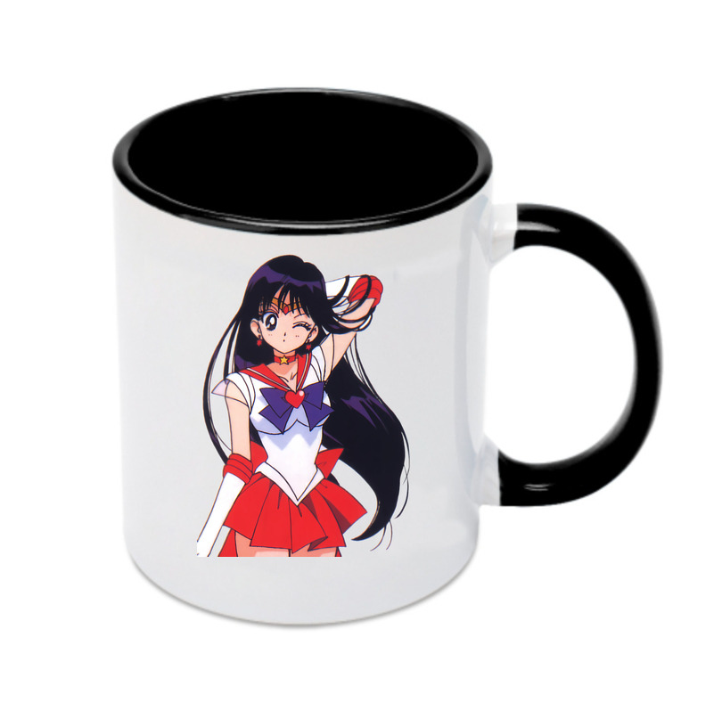 （画像用） 美少女戦士セーラームーン 火野レイ ひの レイ Sailor Moon Hino Rei （セーラーマーズ,Sailor Mars） カラーマグカップ