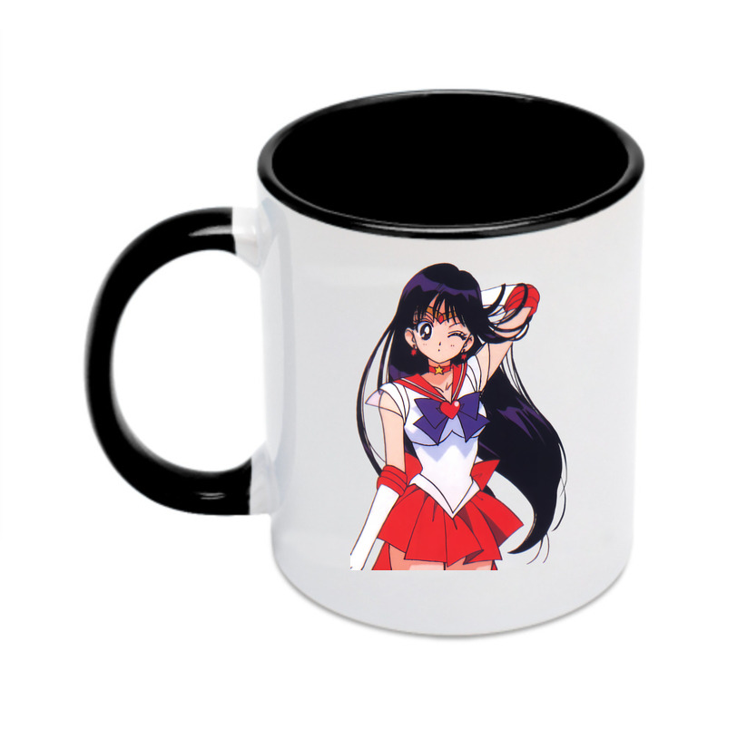 （画像用） 美少女戦士セーラームーン 火野レイ ひの レイ Sailor Moon Hino Rei （セーラーマーズ,Sailor Mars） カラーマグカップ