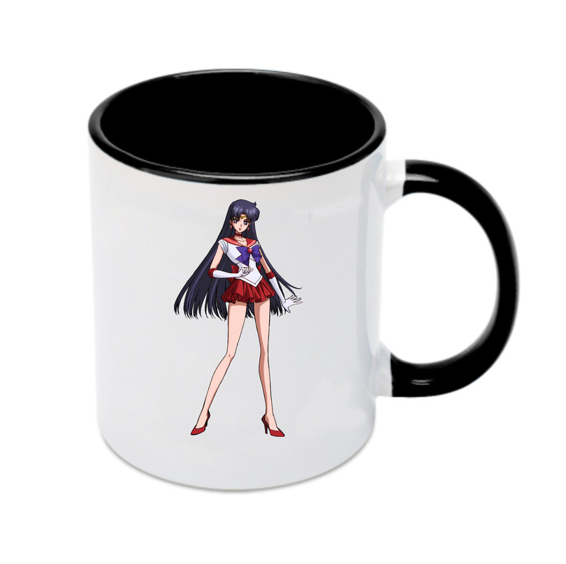 （画像用） 美少女戦士セーラームーン 火野レイ ひの レイ Sailor Moon Hino Rei （セーラーマーズ,Sailor Mars） カラーマグカップ