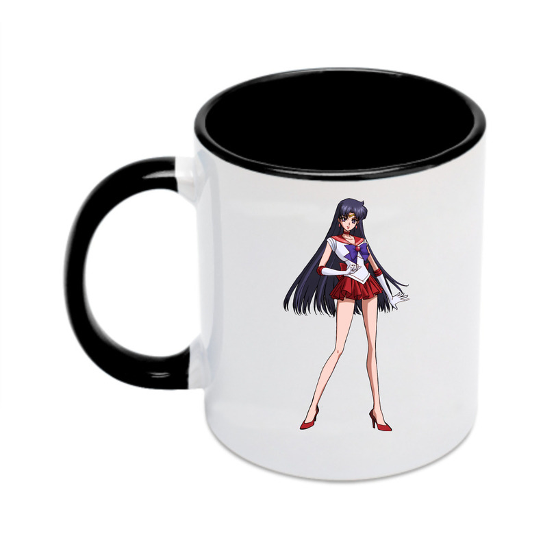 （画像用） 美少女戦士セーラームーン 火野レイ ひの レイ Sailor Moon Hino Rei （セーラーマーズ,Sailor Mars） カラーマグカップ
