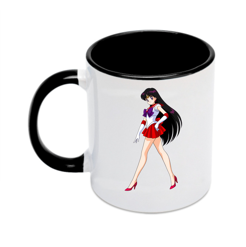 （画像用） 美少女戦士セーラームーン 火野レイ ひの レイ Sailor Moon Hino Rei （セーラーマーズ,Sailor Mars） カラーマグカップ