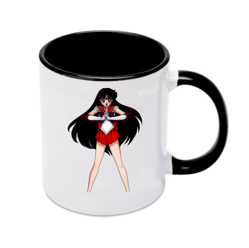 （画像用） 美少女戦士セーラームーン 火野レイ ひの レイ Sailor Moon Hino Rei （セーラーマーズ,Sailor Mars） カラーマグカップ