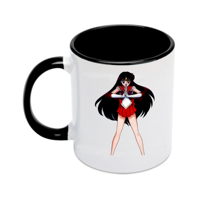 （画像用） 美少女戦士セーラームーン 火野レイ ひの レイ Sailor Moon Hino Rei （セーラーマーズ,Sailor Mars） カラーマグカップ
