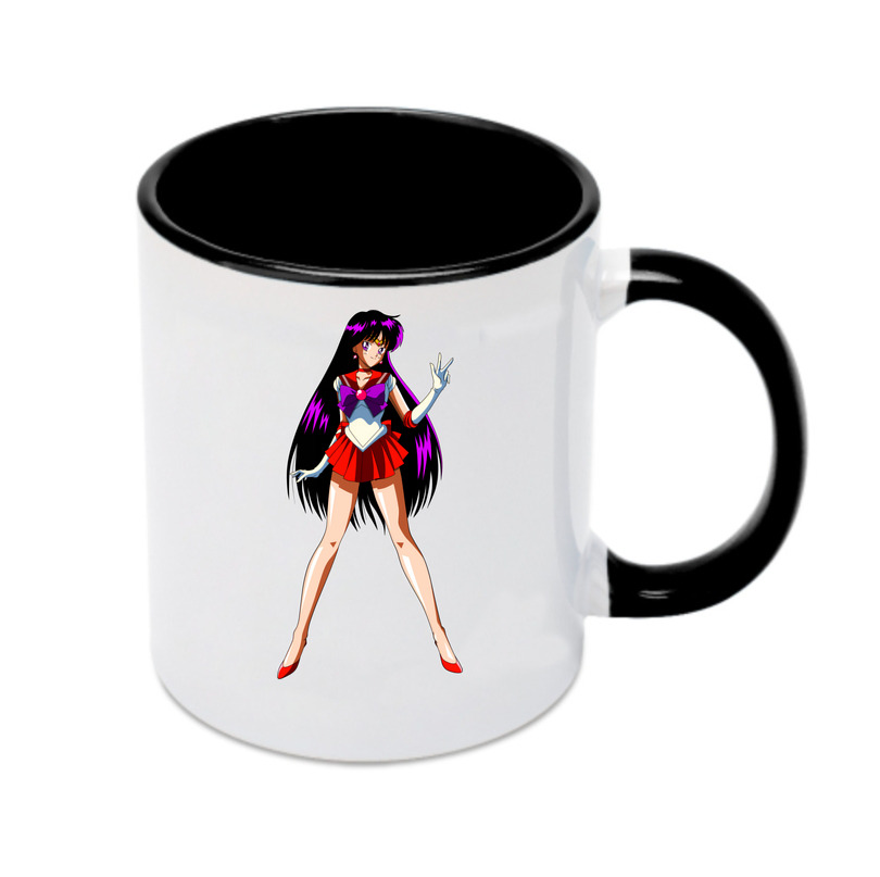 （画像用） 美少女戦士セーラームーン 火野レイ ひの レイ Sailor Moon Hino Rei （セーラーマーズ,Sailor Mars） カラーマグカップ