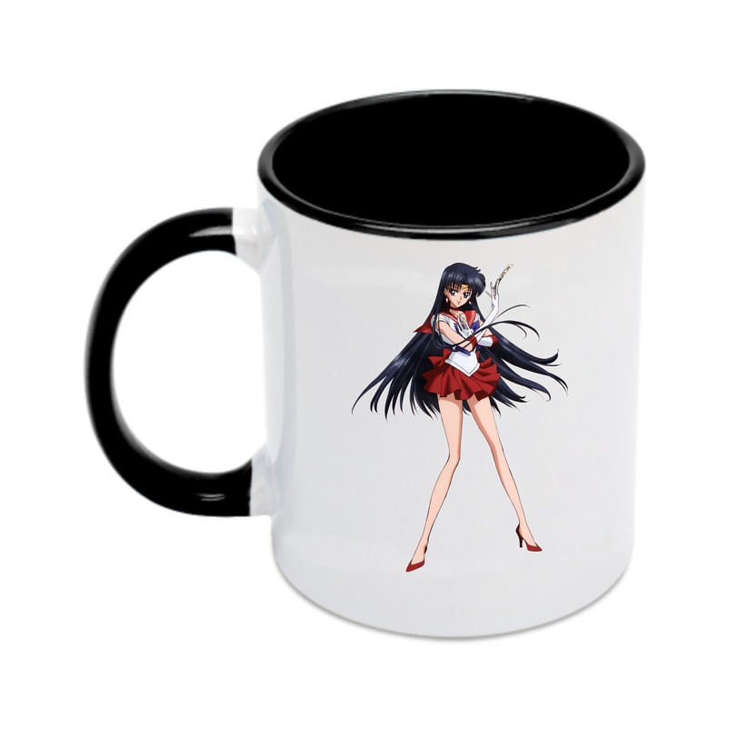 （画像用） 美少女戦士セーラームーン 火野レイ ひの レイ Sailor Moon Hino Rei （セーラーマーズ,Sailor Mars） カラーマグカップ