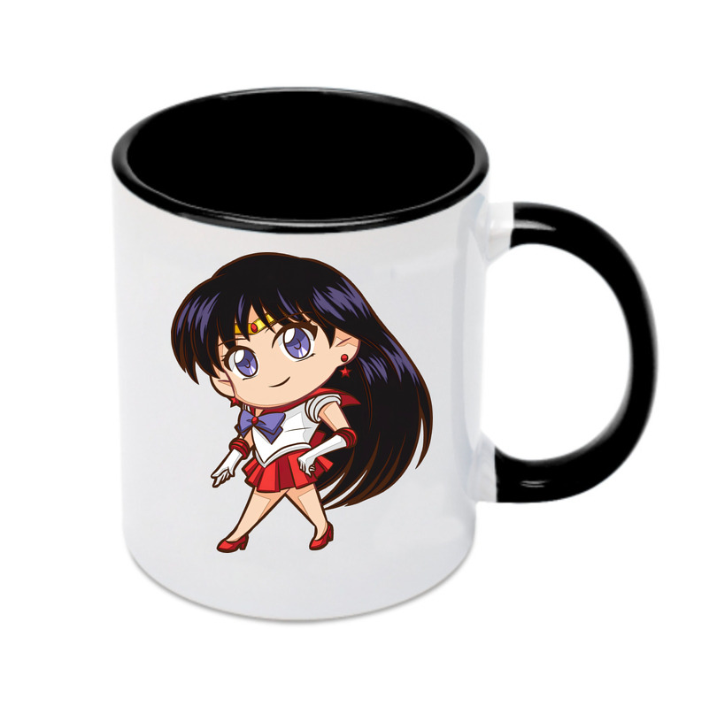 （画像用） 美少女戦士セーラームーン 火野レイ ひの レイ Sailor Moon Hino Rei （セーラーマーズ,Sailor Mars） カラーマグカップ