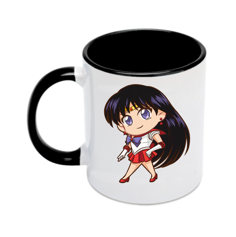 （画像用） 美少女戦士セーラームーン 火野レイ ひの レイ Sailor Moon Hino Rei （セーラーマーズ,Sailor Mars） カラーマグカップ