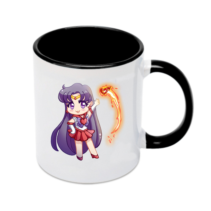 （画像用） 美少女戦士セーラームーン 火野レイ ひの レイ Sailor Moon Hino Rei （セーラーマーズ,Sailor Mars） カラーマグカップ