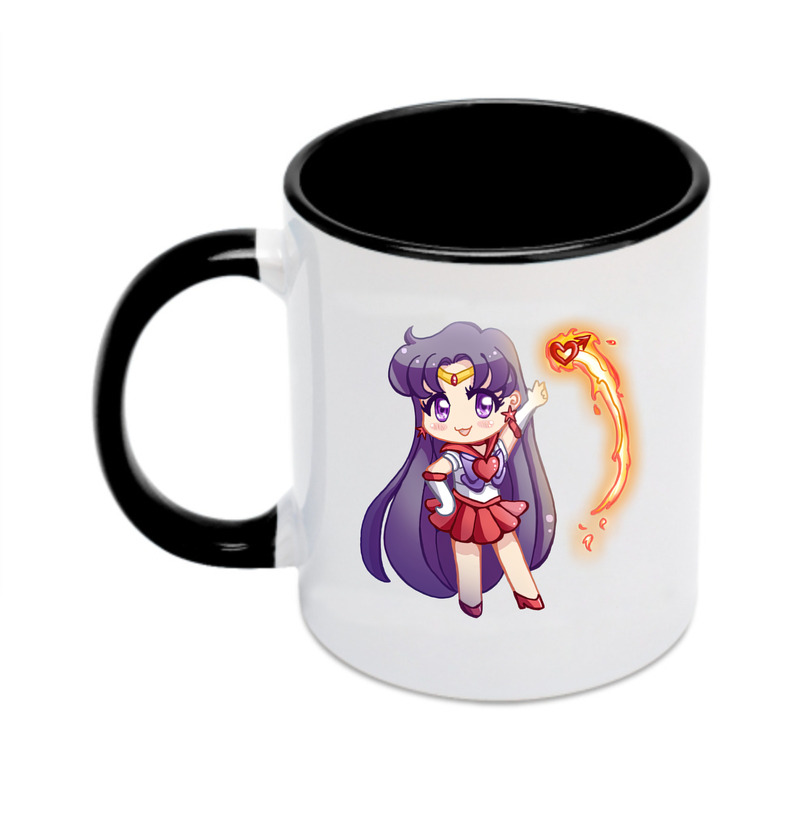 （画像用） 美少女戦士セーラームーン 火野レイ ひの レイ Sailor Moon Hino Rei （セーラーマーズ,Sailor Mars） カラーマグカップ