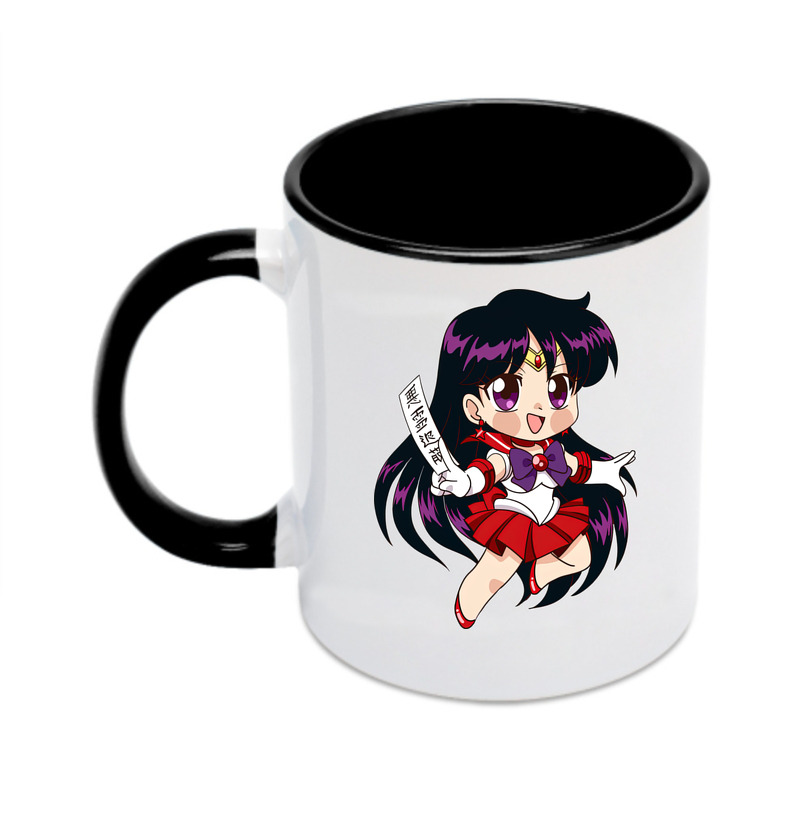 （画像用） 美少女戦士セーラームーン 火野レイ ひの レイ Sailor Moon Hino Rei （セーラーマーズ,Sailor Mars） カラーマグカップ