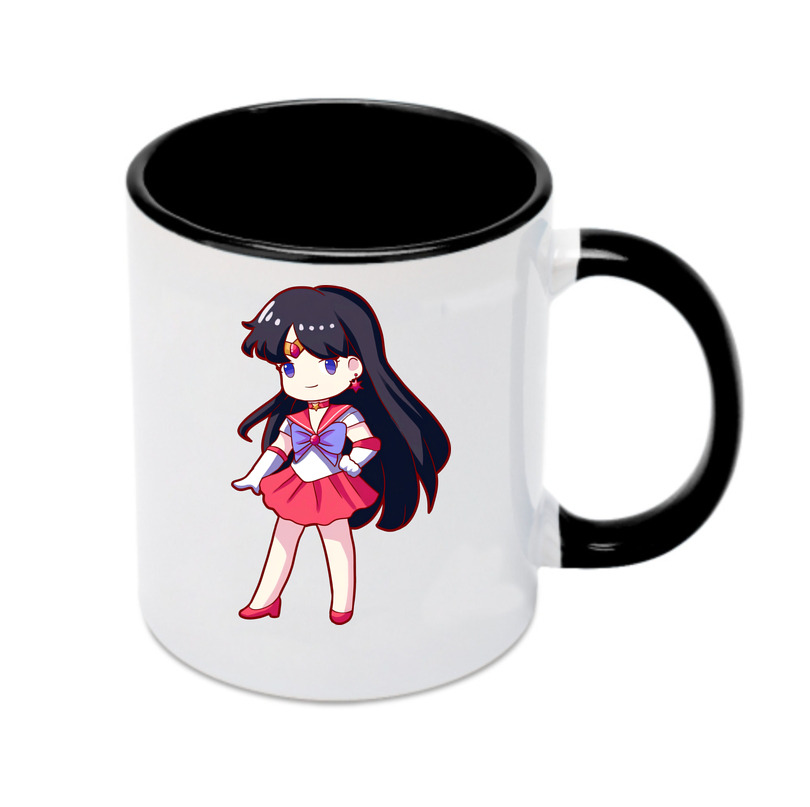 （画像用） 美少女戦士セーラームーン 火野レイ ひの レイ Sailor Moon Hino Rei （セーラーマーズ,Sailor Mars） カラーマグカップ