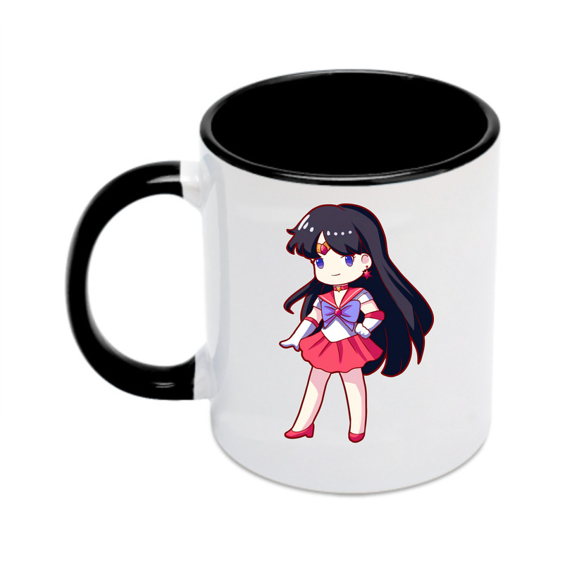 （画像用） 美少女戦士セーラームーン 火野レイ ひの レイ Sailor Moon Hino Rei （セーラーマーズ,Sailor Mars） カラーマグカップ