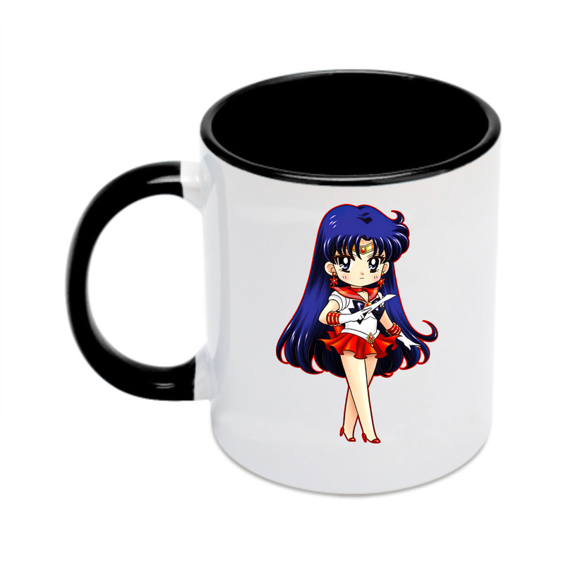 （画像用） 美少女戦士セーラームーン 火野レイ ひの レイ Sailor Moon Hino Rei （セーラーマーズ,Sailor Mars） カラーマグカップ