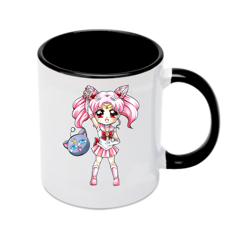 （画像用） 美少女戦士セーラームーン ちびうさ Sailor Moon Chibiusa Tsukino Usagi Small Lady Serenity カラーマグカップ
