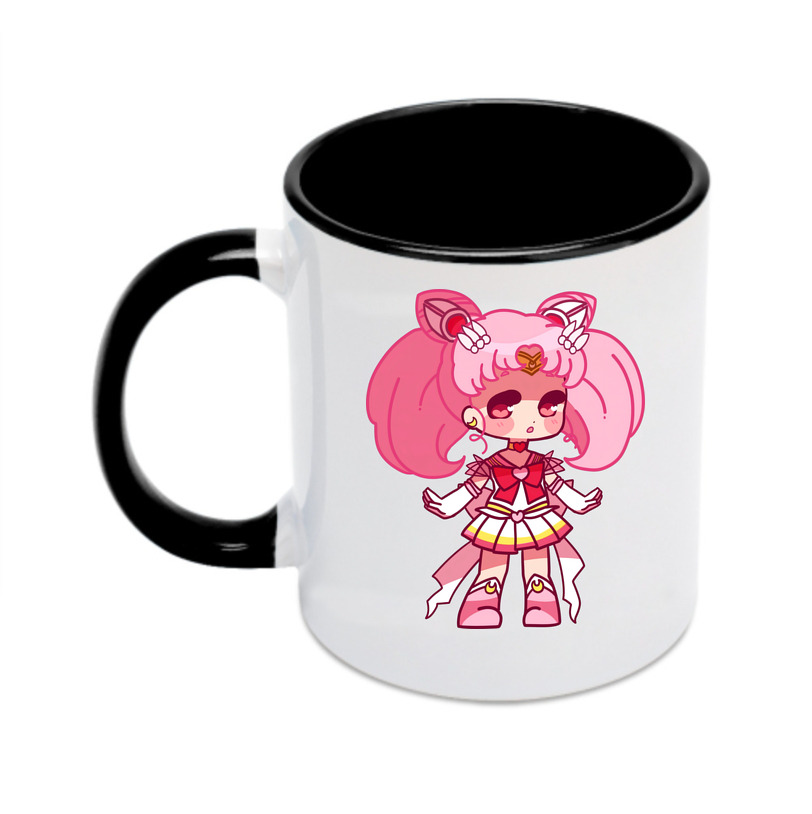 （画像用） 美少女戦士セーラームーン ちびうさ Sailor Moon Chibiusa Tsukino Usagi Small Lady Serenity カラーマグカップ