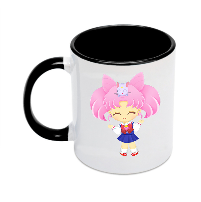 （画像用） 美少女戦士セーラームーン ちびうさ Sailor Moon Chibiusa Tsukino Usagi Small Lady Serenity カラーマグカップ
