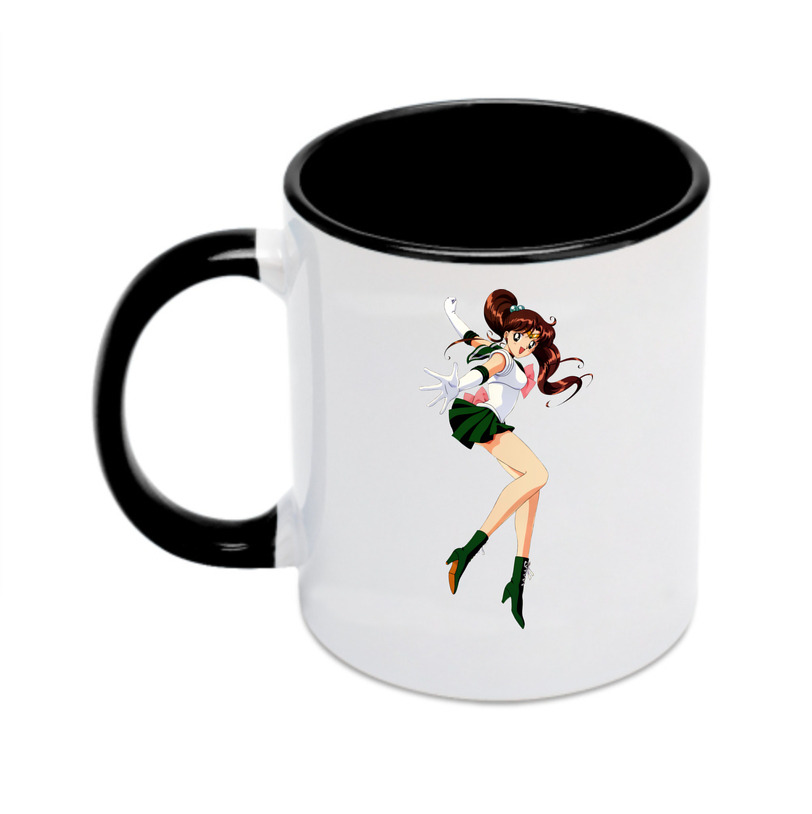 （画像用） 美少女戦士セーラームーン 木野 まこと きの まこと Sailor Moon Kino Makoto （セーラージュピター；Sailor Jupiter） カラーマグカップ