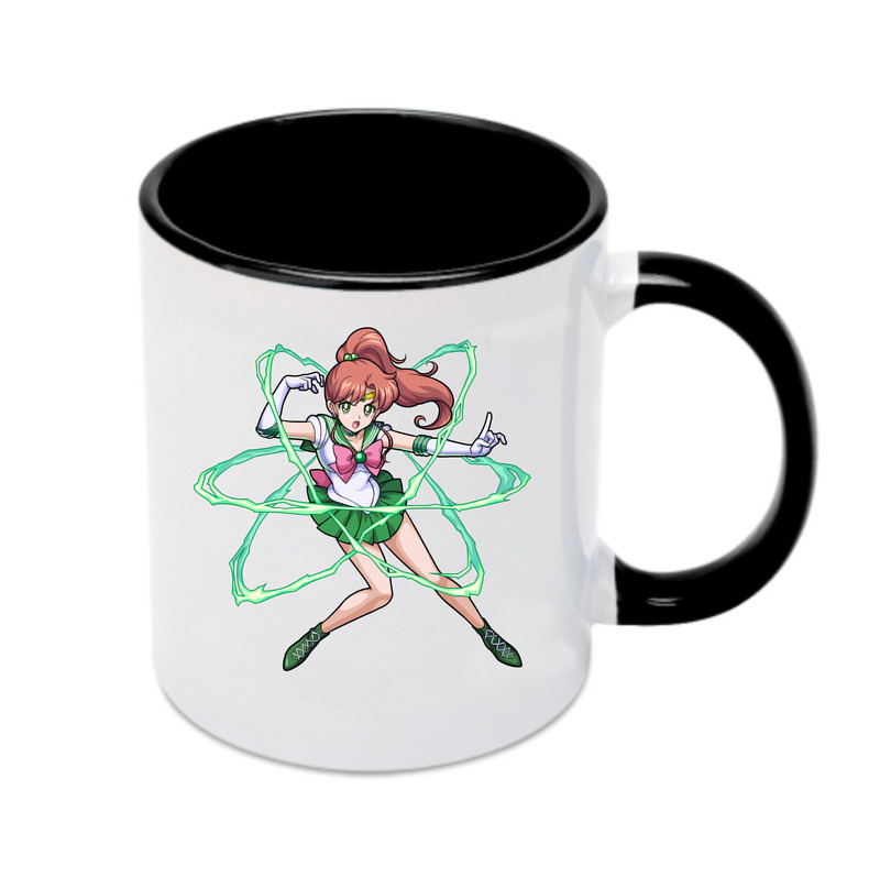 （画像用） 美少女戦士セーラームーン 木野 まこと きの まこと Sailor Moon Kino Makoto （セーラージュピター；Sailor Jupiter） カラーマグカップ