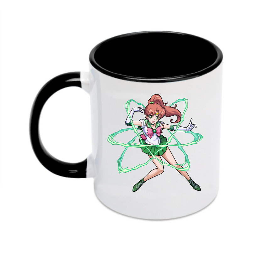 （画像用） 美少女戦士セーラームーン 木野 まこと きの まこと Sailor Moon Kino Makoto （セーラージュピター；Sailor Jupiter） カラーマグカップ