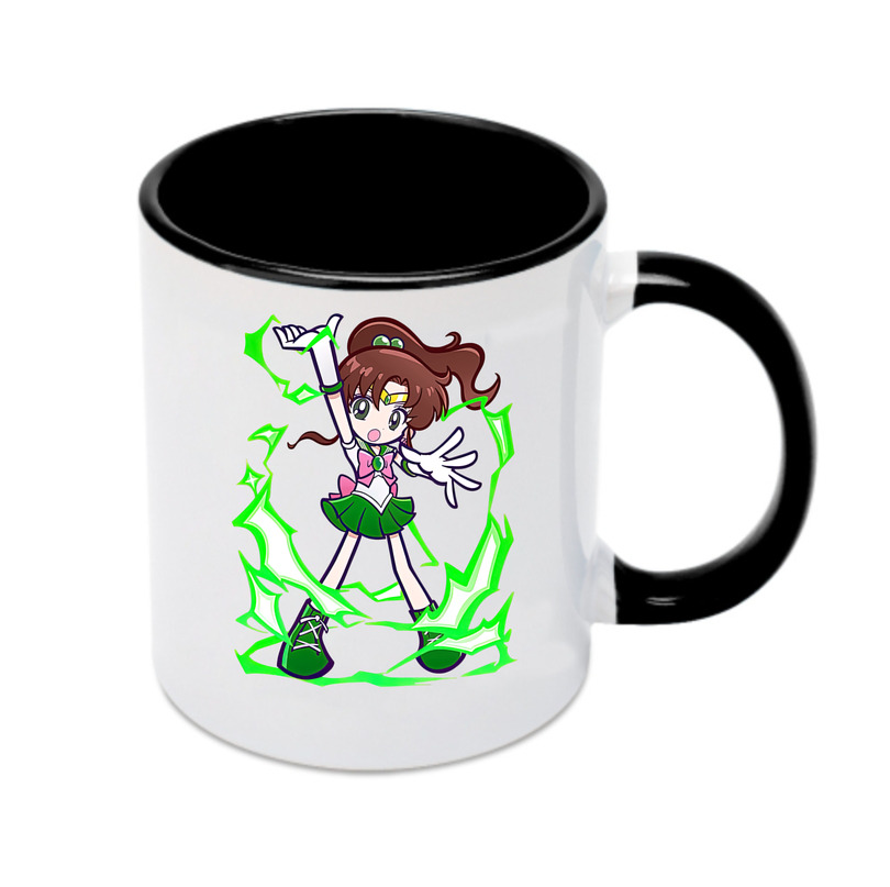 （画像用） 美少女戦士セーラームーン 木野 まこと きの まこと Sailor Moon Kino Makoto （セーラージュピター；Sailor Jupiter） カラーマグカップ