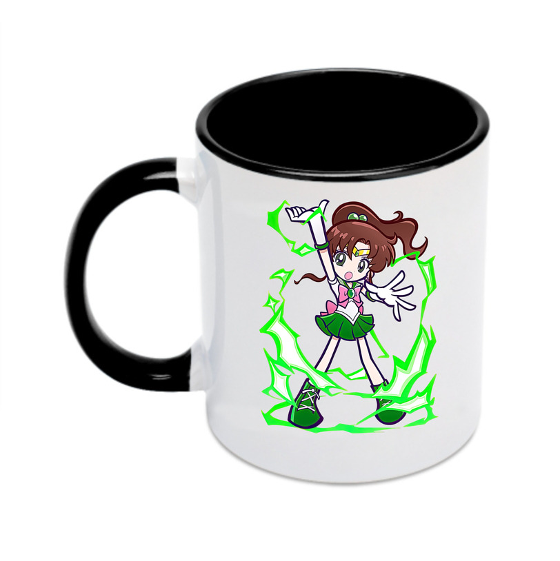 （画像用） 美少女戦士セーラームーン 木野 まこと きの まこと Sailor Moon Kino Makoto （セーラージュピター；Sailor Jupiter） カラーマグカップ