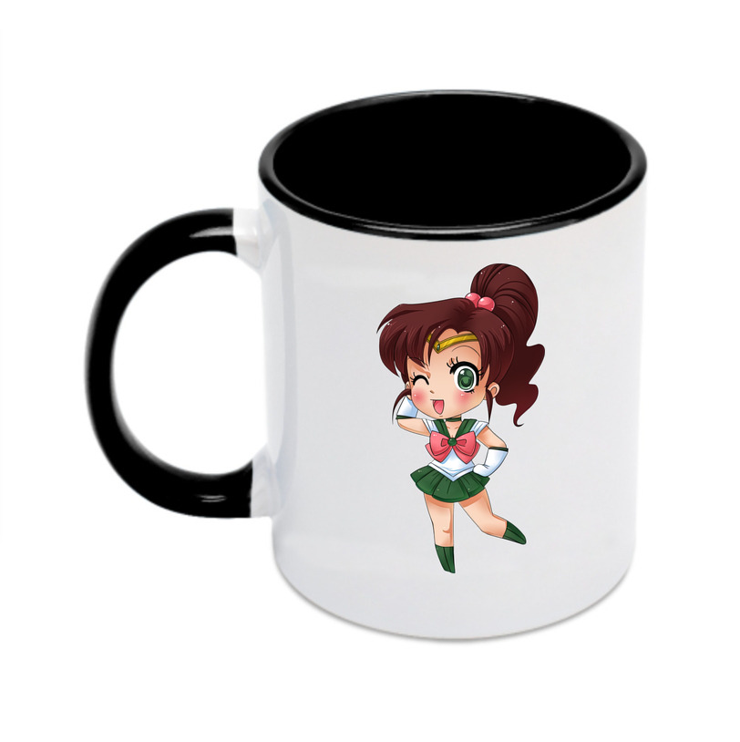 （画像用） 美少女戦士セーラームーン 木野 まこと きの まこと Sailor Moon Kino Makoto （セーラージュピター；Sailor Jupiter） カラーマグカップ