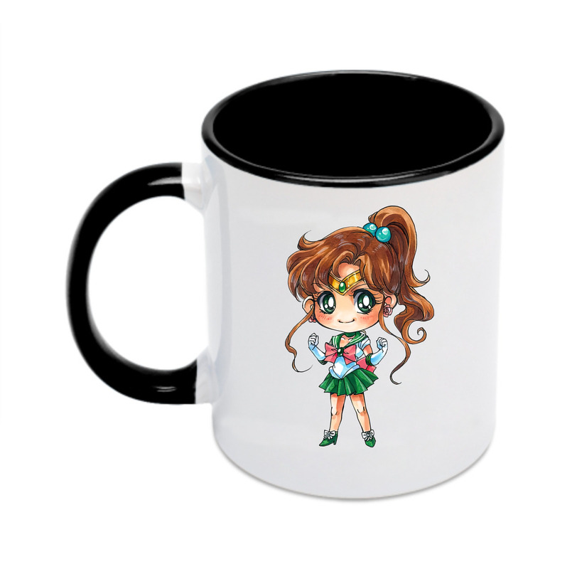 （画像用） 美少女戦士セーラームーン 木野 まこと きの まこと Sailor Moon Kino Makoto （セーラージュピター；Sailor Jupiter） カラーマグカップ