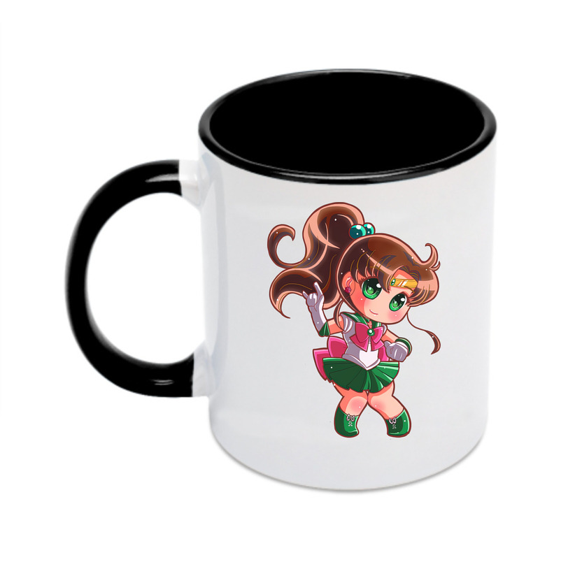 （画像用） 美少女戦士セーラームーン 木野 まこと きの まこと Sailor Moon Kino Makoto （セーラージュピター；Sailor Jupiter） カラーマグカップ