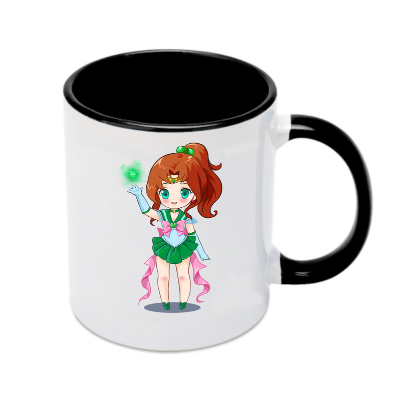 （画像用） 美少女戦士セーラームーン 木野 まこと きの まこと Sailor Moon Kino Makoto （セーラージュピター；Sailor Jupiter） カラーマグカップ