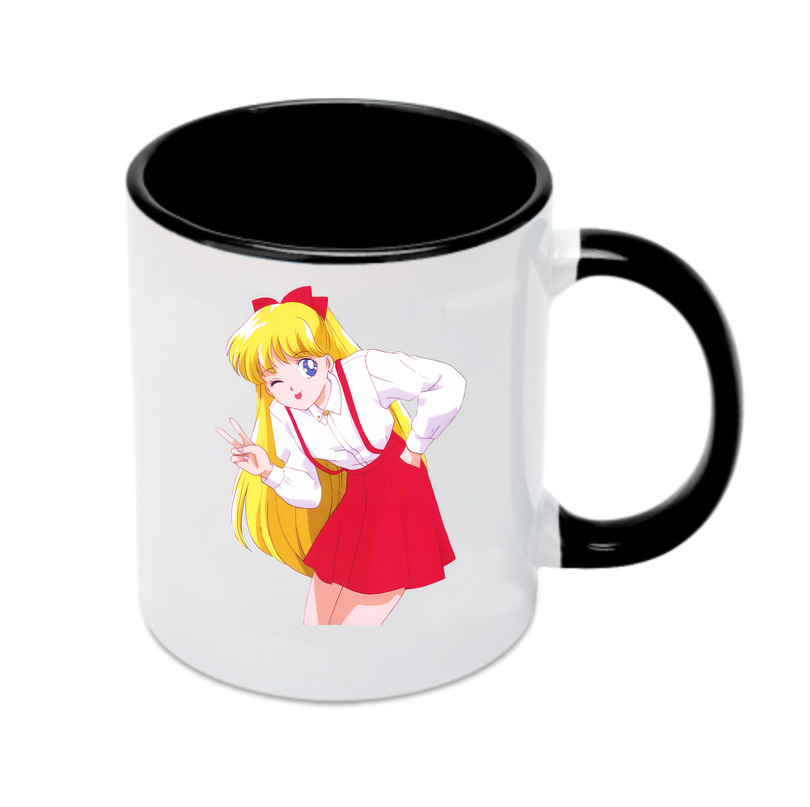 （画像用） 美少女戦士セーラームーン 愛野 美奈子 あいの みなこ Sailor Moon Aino Minako カラーマグカップ