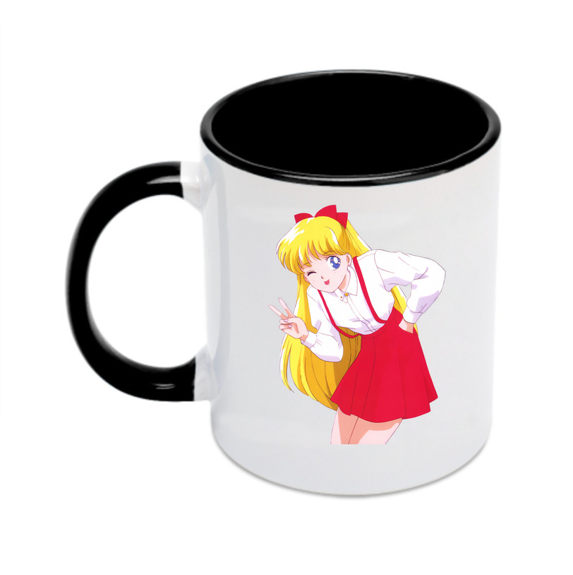 （画像用） 美少女戦士セーラームーン 愛野 美奈子 あいの みなこ Sailor Moon Aino Minako カラーマグカップ