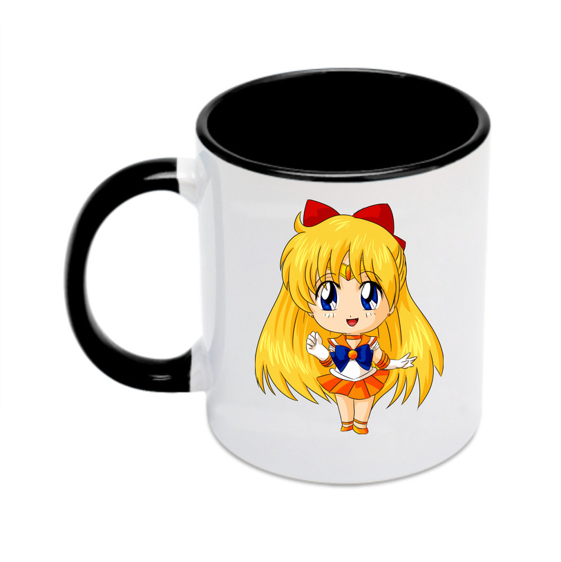 （画像用） 美少女戦士セーラームーン 愛野 美奈子 あいの みなこ Sailor Moon Aino Minako カラーマグカップ