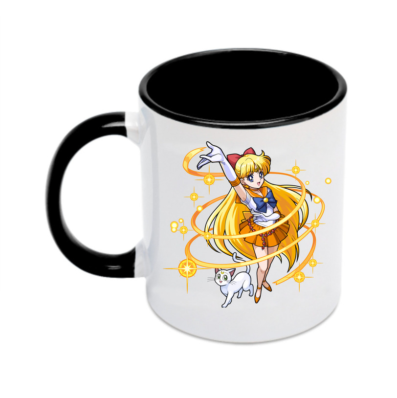 （画像用） 美少女戦士セーラームーン 愛野 美奈子 あいの みなこ Sailor Moon Aino Minako カラーマグカップ