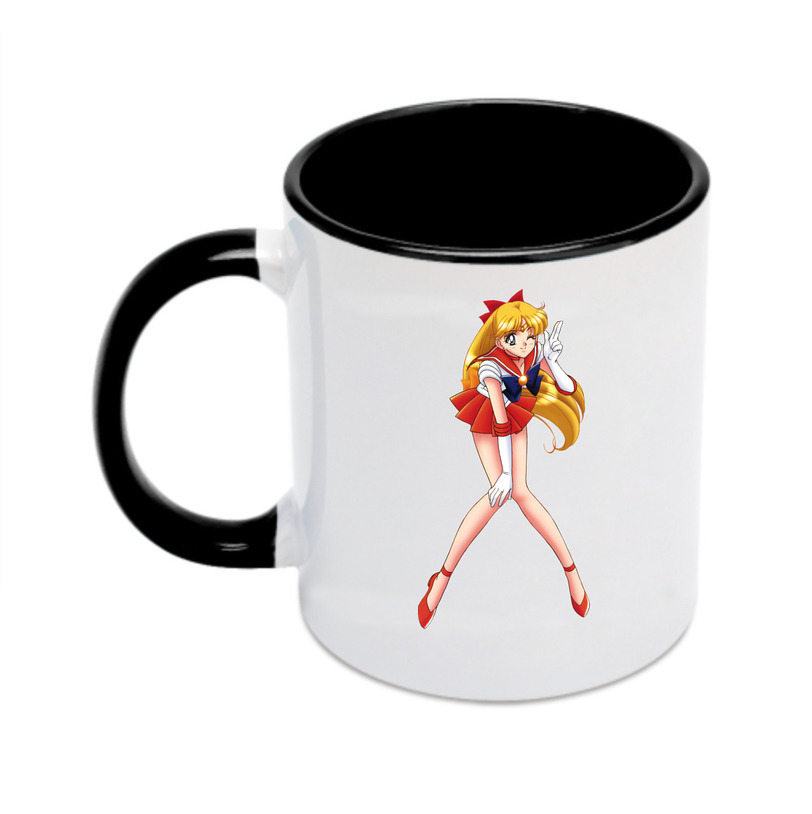 （画像用） 美少女戦士セーラームーン 愛野 美奈子 あいの みなこ Sailor Moon Aino Minako カラーマグカップ