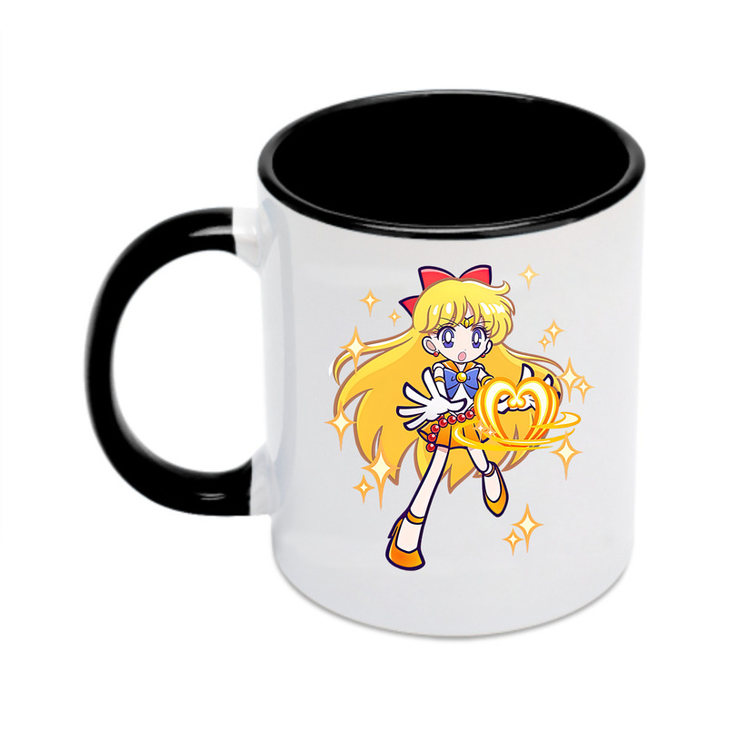 （画像用） 美少女戦士セーラームーン 愛野 美奈子 あいの みなこ Sailor Moon Aino Minako カラーマグカップ
