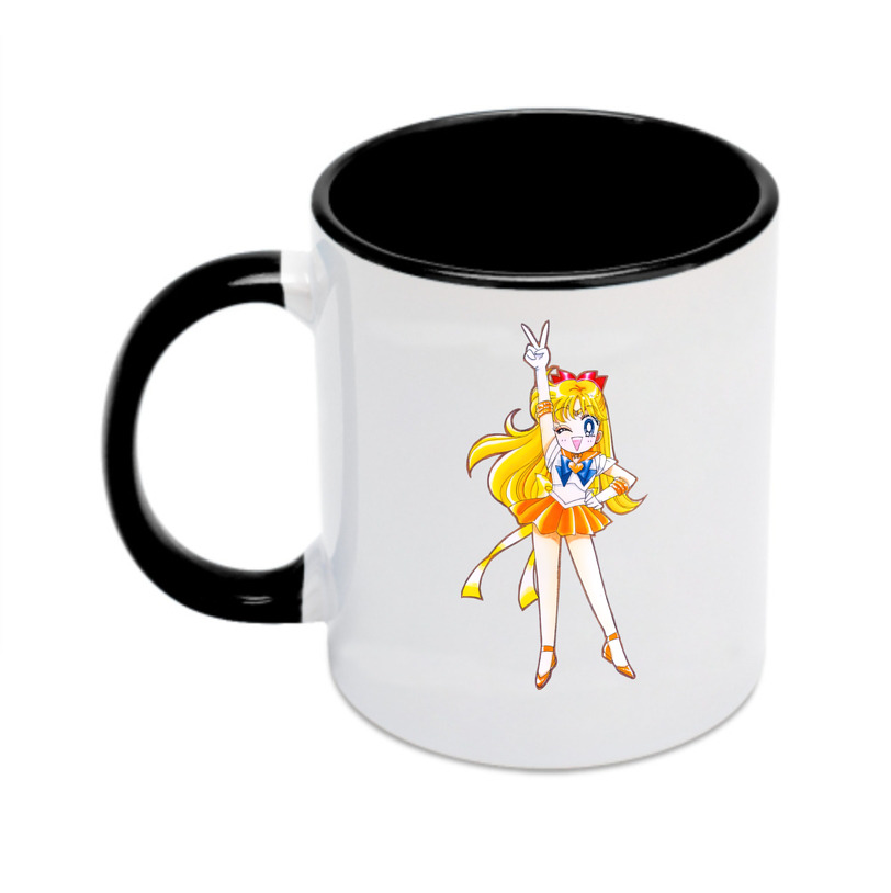 （画像用） 美少女戦士セーラームーン 愛野 美奈子 あいの みなこ Sailor Moon Aino Minako カラーマグカップ