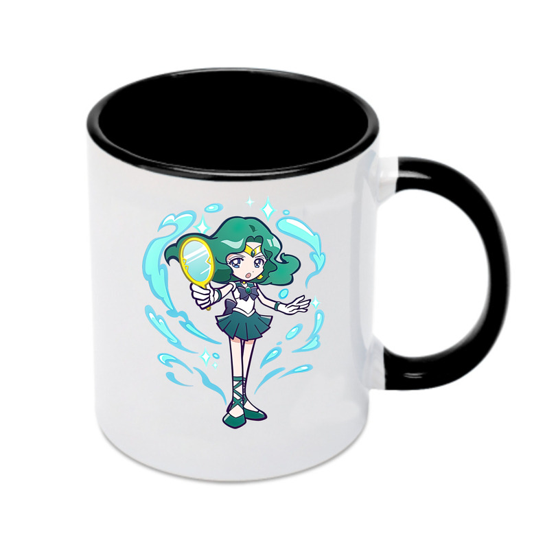 （画像用） 美少女戦士セーラームーン 海王 みちる（かいおう みちる） Sailor Moon Kaiou Michiru カラーマグカップ
