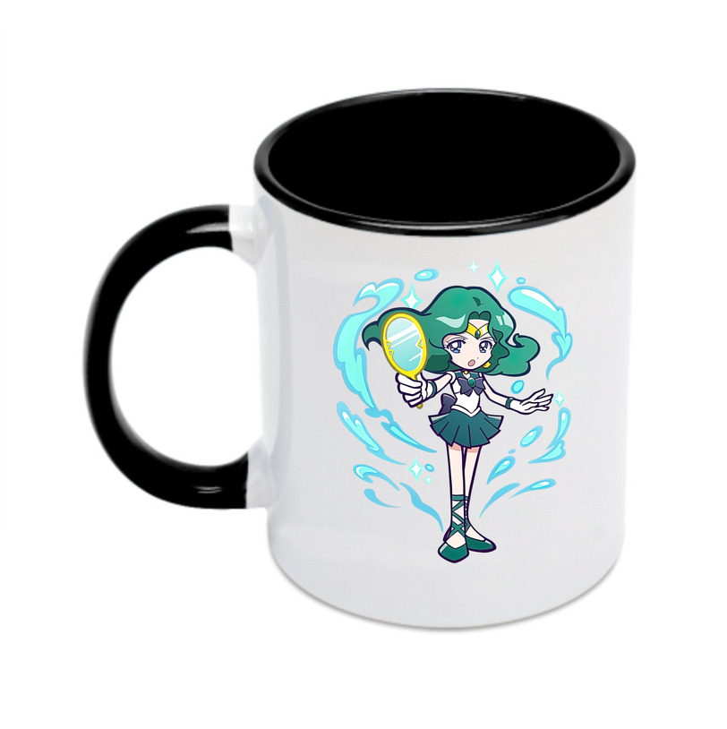 （画像用） 美少女戦士セーラームーン 海王 みちる（かいおう みちる） Sailor Moon Kaiou Michiru カラーマグカップ