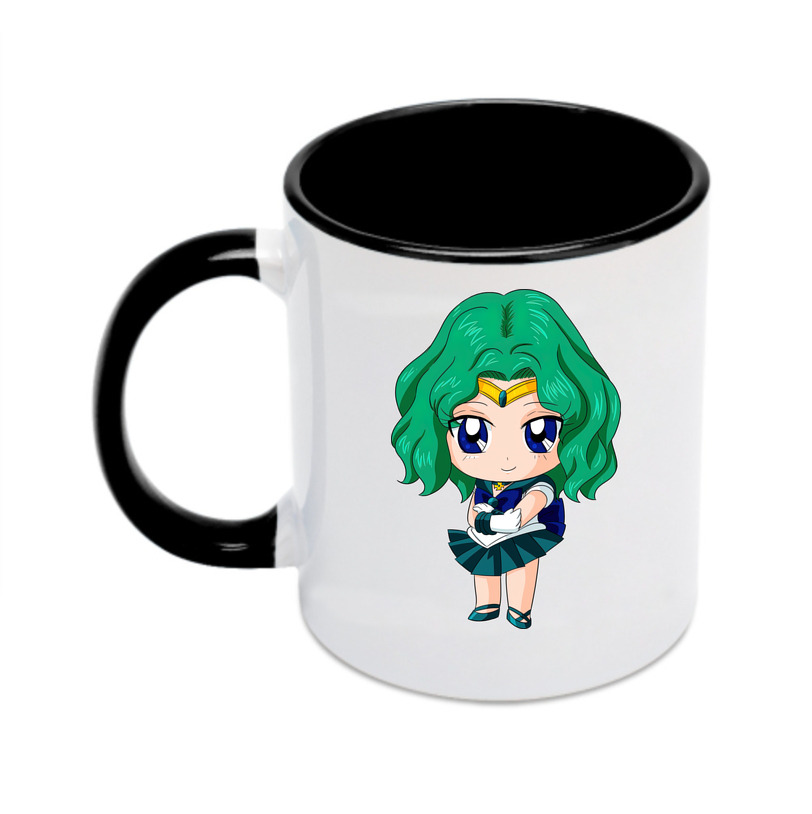 （画像用） 美少女戦士セーラームーン 海王 みちる（かいおう みちる） Sailor Moon Kaiou Michiru カラーマグカップ