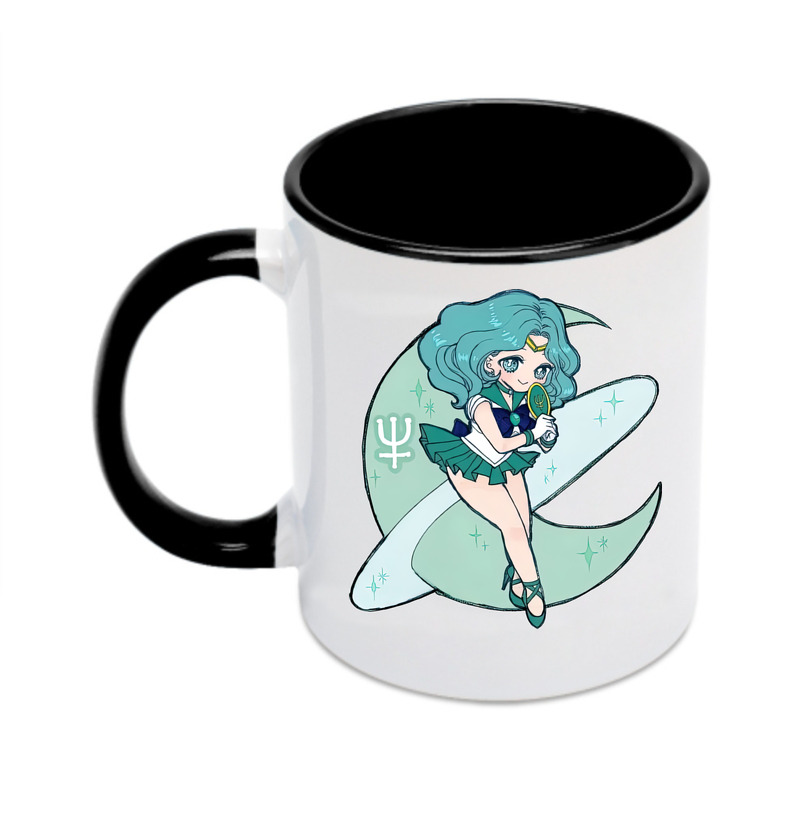 （画像用） 美少女戦士セーラームーン 海王 みちる（かいおう みちる） Sailor Moon Kaiou Michiru カラーマグカップ