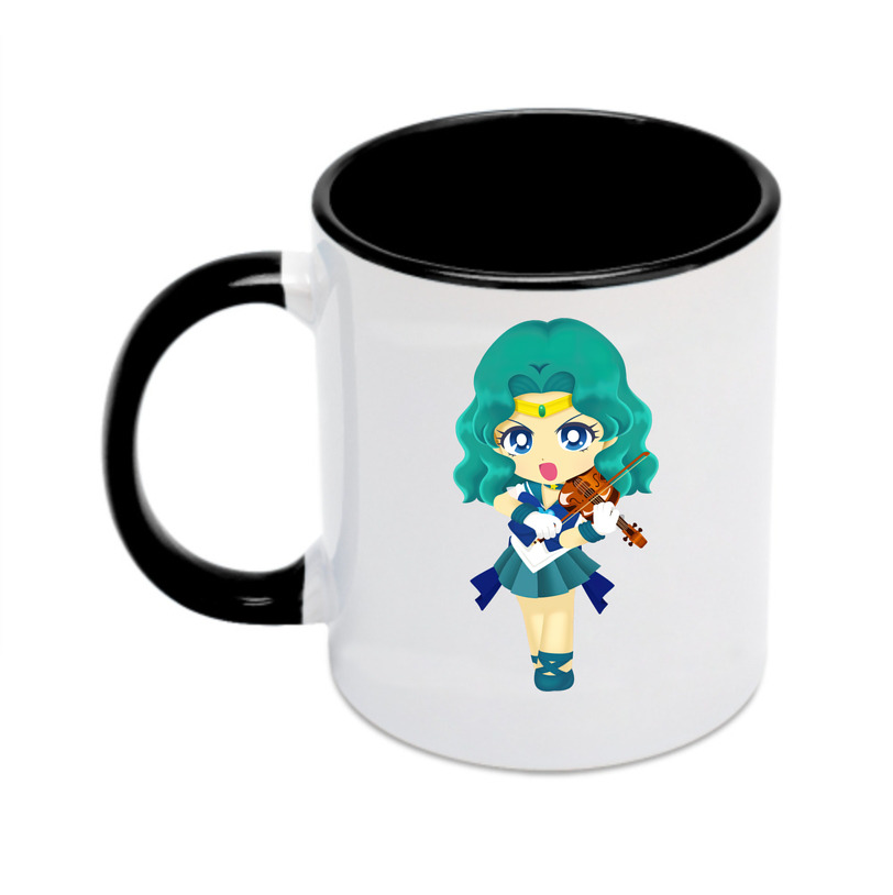 （画像用） 美少女戦士セーラームーン 海王 みちる（かいおう みちる） Sailor Moon Kaiou Michiru カラーマグカップ