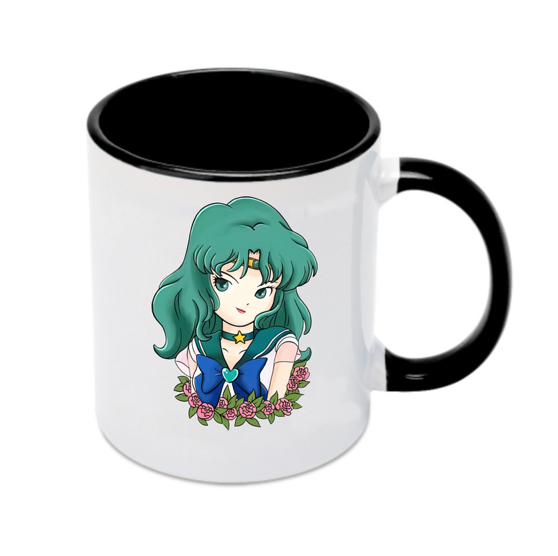 （画像用） 美少女戦士セーラームーン 海王 みちる（かいおう みちる） Sailor Moon Kaiou Michiru カラーマグカップ
