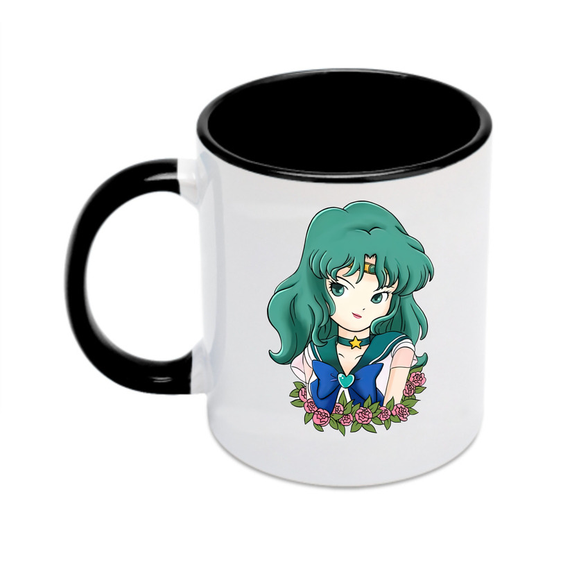 （画像用） 美少女戦士セーラームーン 海王 みちる（かいおう みちる） Sailor Moon Kaiou Michiru カラーマグカップ