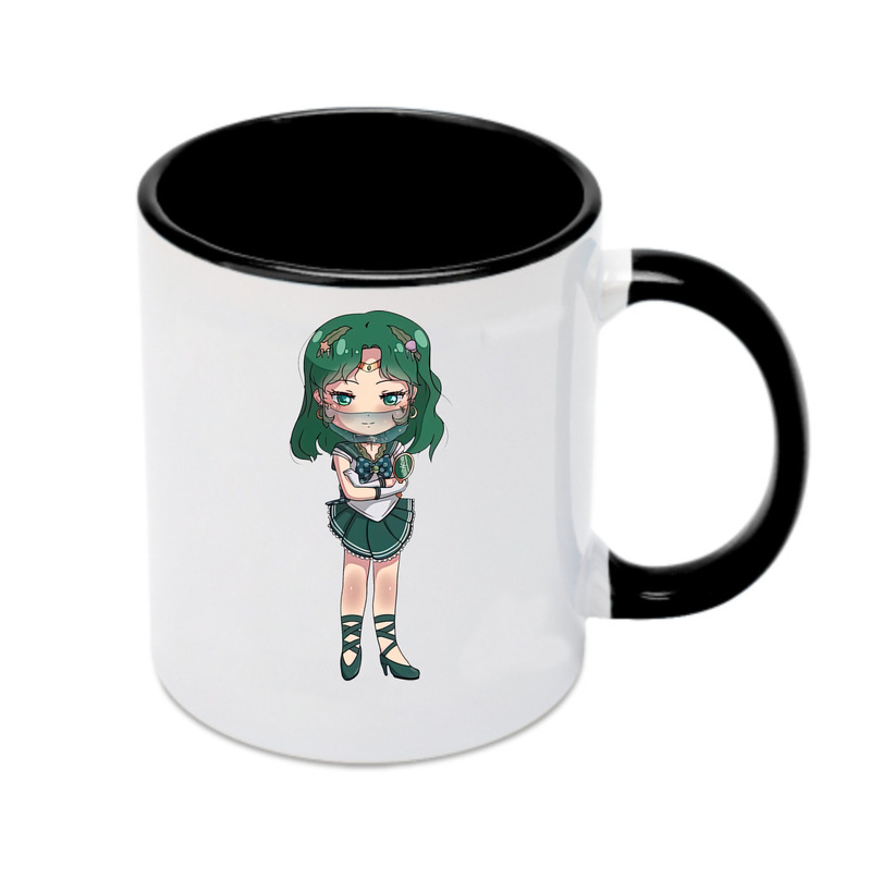 （画像用） 美少女戦士セーラームーン 海王 みちる（かいおう みちる） Sailor Moon Kaiou Michiru カラーマグカップ